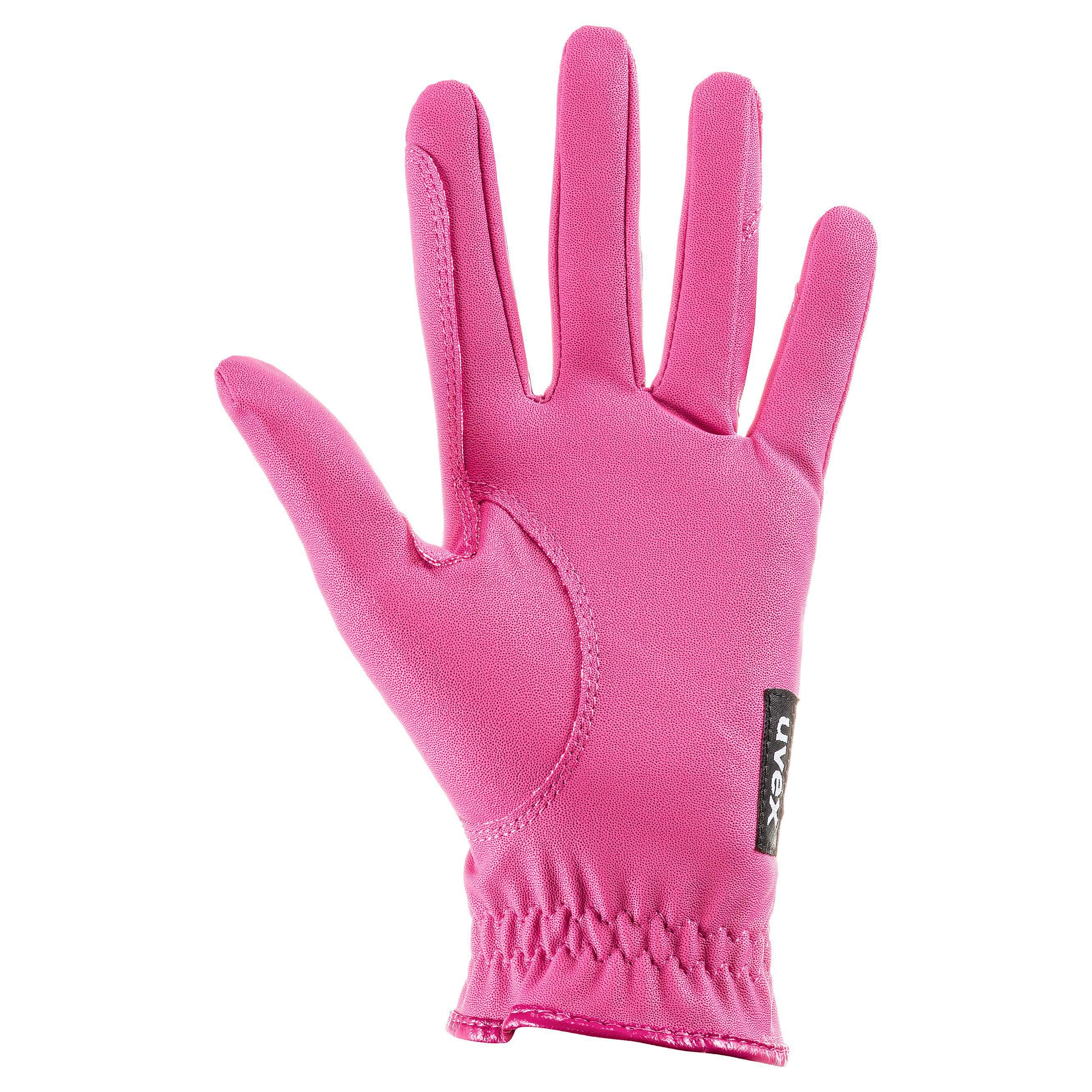 UVEX Sportstyle Kids Riding Gloves - Pink | Equestrian Gear | Comfortable and Stylish