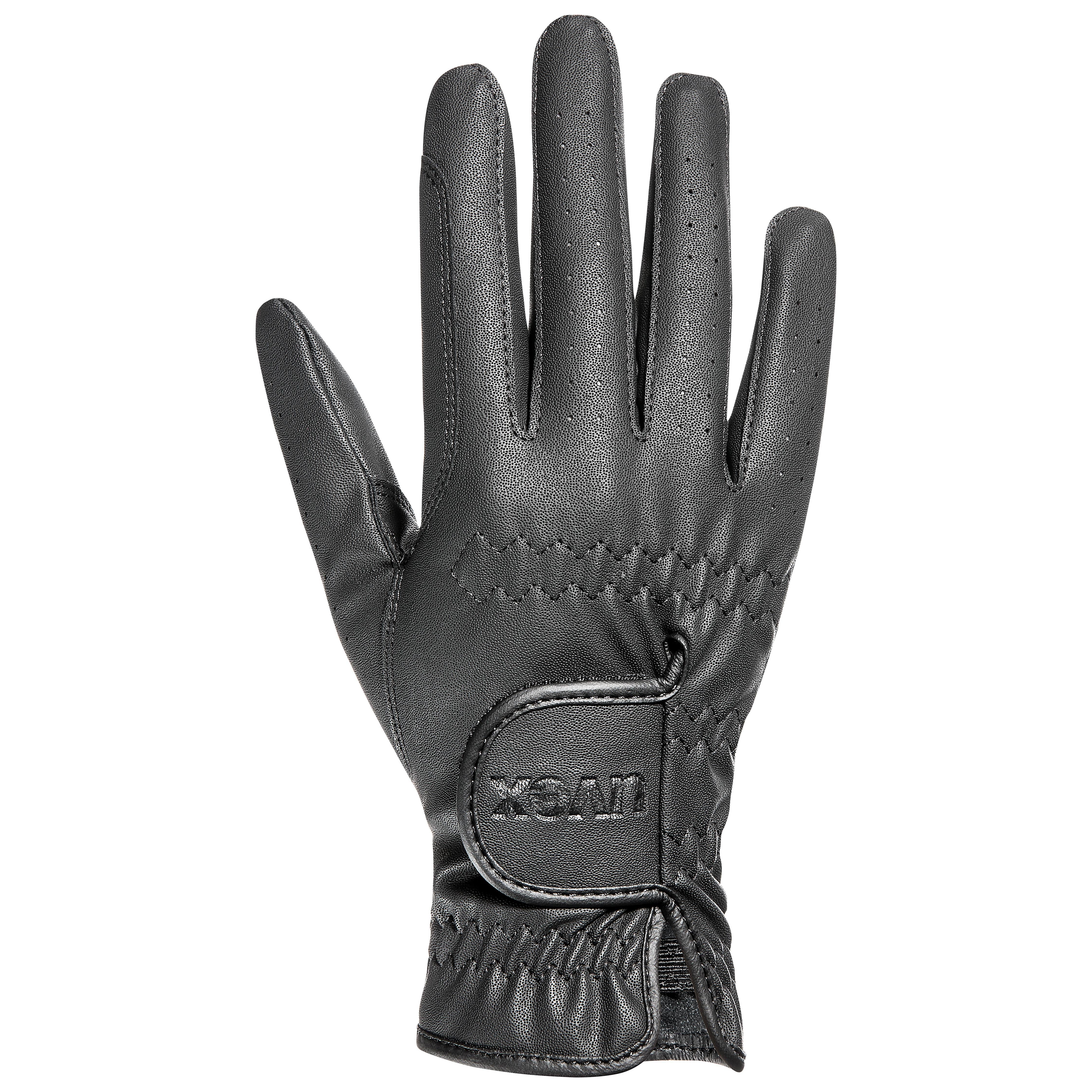 UVEX SPORTSTYLE Kids Riding Gloves - Black | Children's Equestrian Gear | Durable, Non-Slip, Comfortable | Equiflair