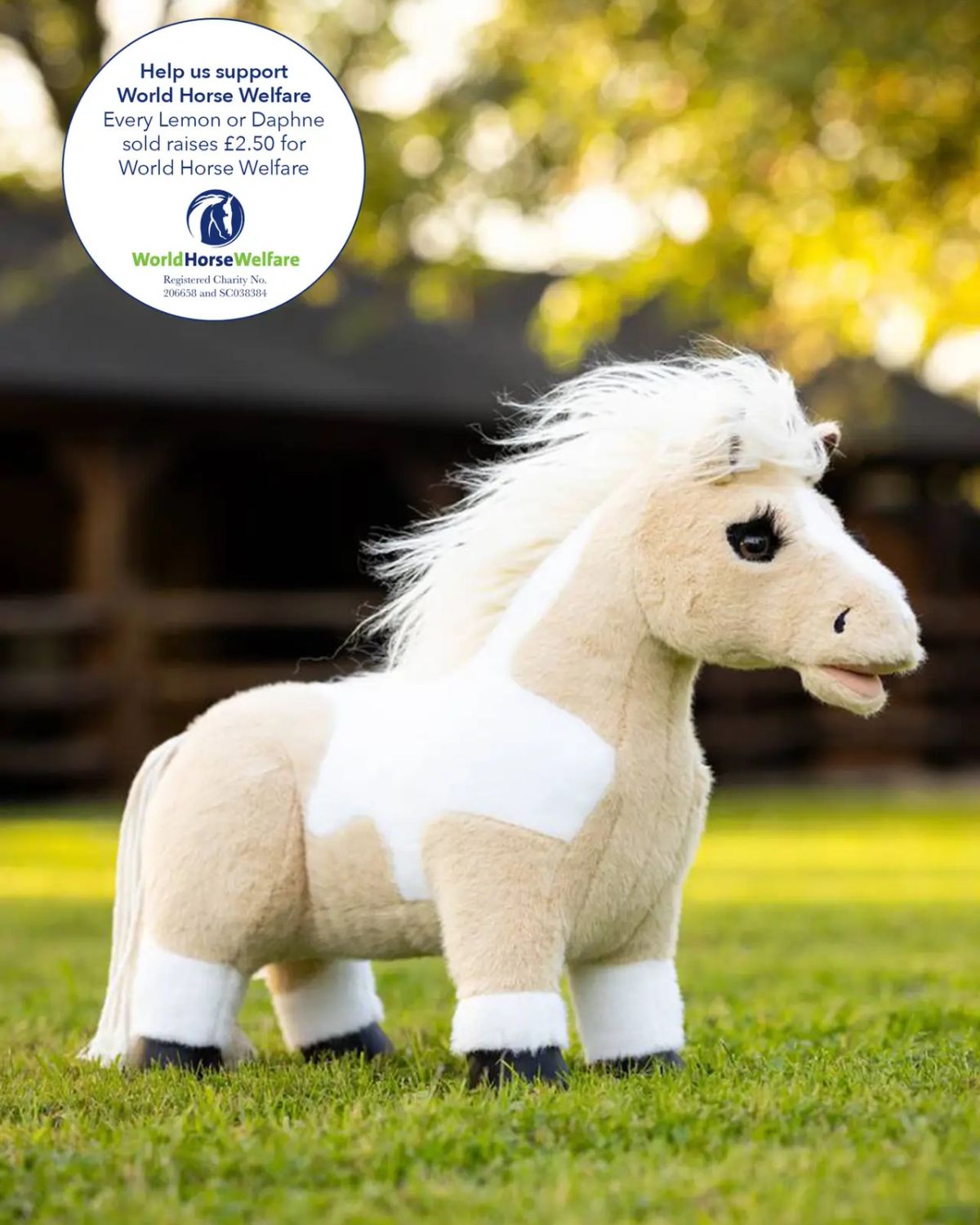 LeMieux Toy Pony Lemon Plush: Adorable Kids Toy Supporting World Horse Welfare Charity!