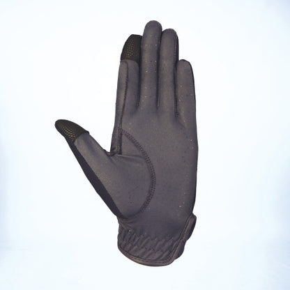 COLDSTREAM LINTLAW CoolMesh Riding Gloves Navy - Summer equestrian gloves, breathable, UV protective, touchscreen compatible