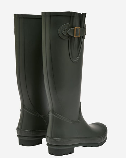 Joules Women's Houghton Adjustable Tall Welly Green