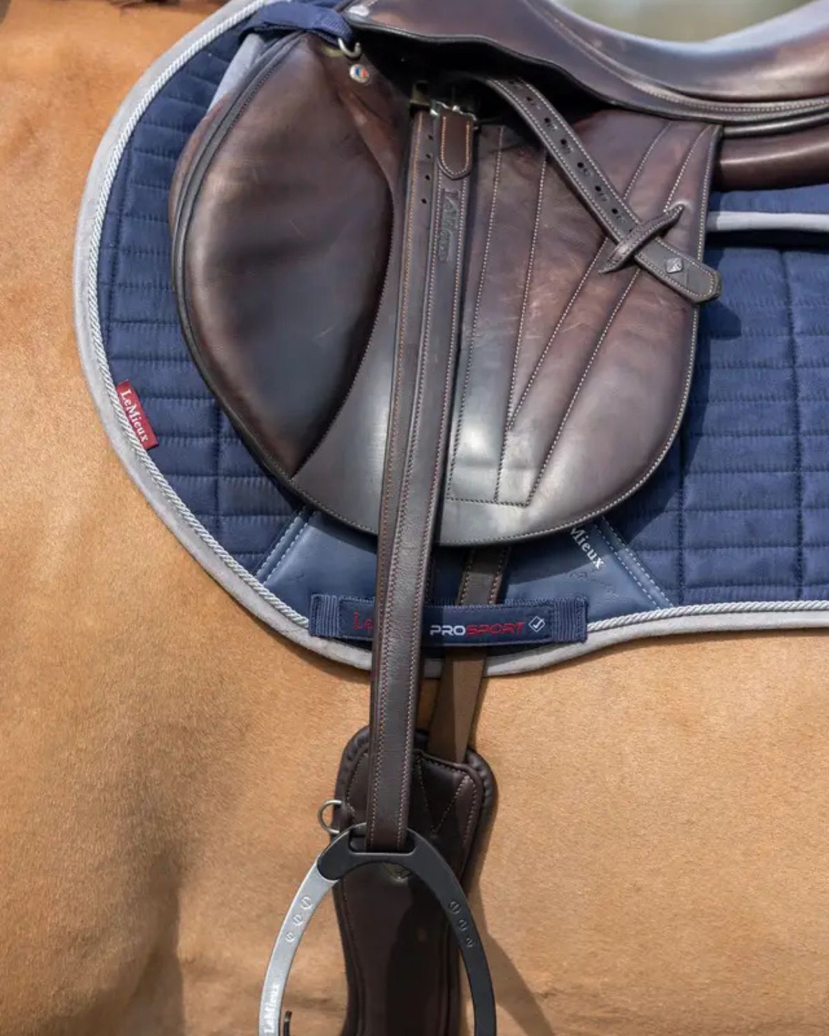 LeMieux Vector Stirrup Leather Brown
