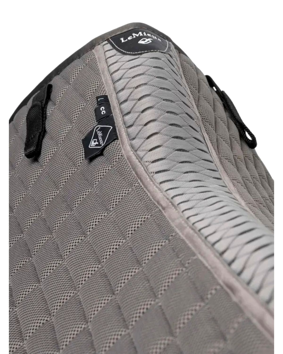 LeMieux Self-Cooling Saddle Pad - Polar Grey Close Contact Square for Horses | Equiflair
