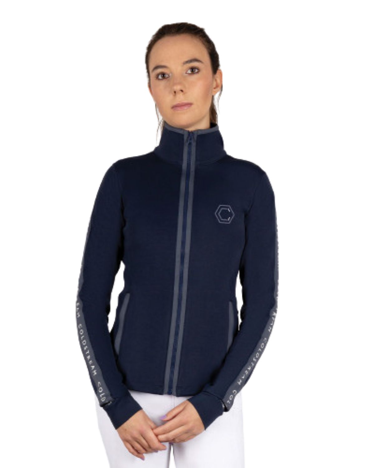 COLDSTREAM Stamford Navy Softshell Jacket - Women's Performance Equestrian Apparel