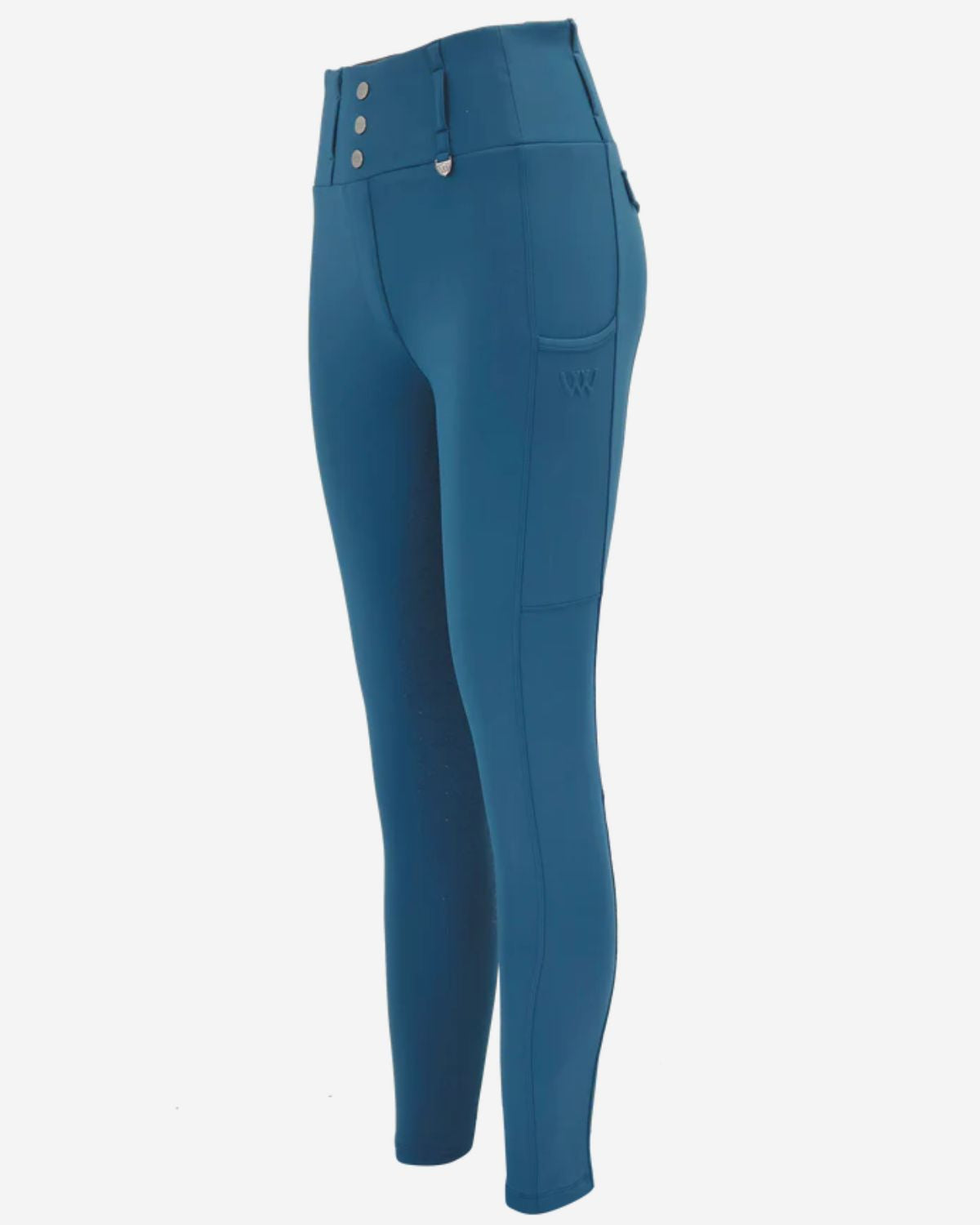 Woof Wear Vision Riding Tights Petrol Blue - Riding Legwear Clothing location-109746323830-outofstock UK06