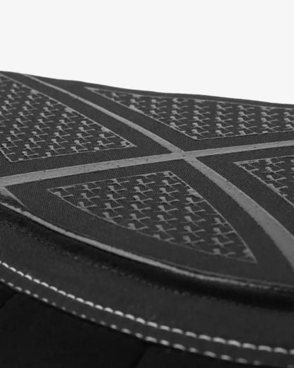 LeMieux X-Grip Half Pad - Black Saddle Pad with Silicone Grip and Memory Foam