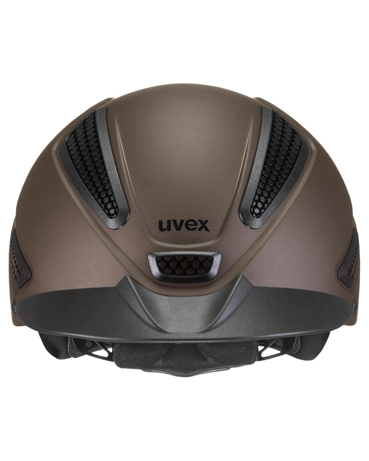UVEX PERFEXXION III Riding Helmet - Brown Matt Equestrian Safety Headgear | Equiflair