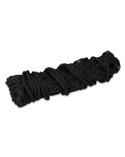 KM Elite Travel/Pony Haynet - Black. Small 23" travel hay net.