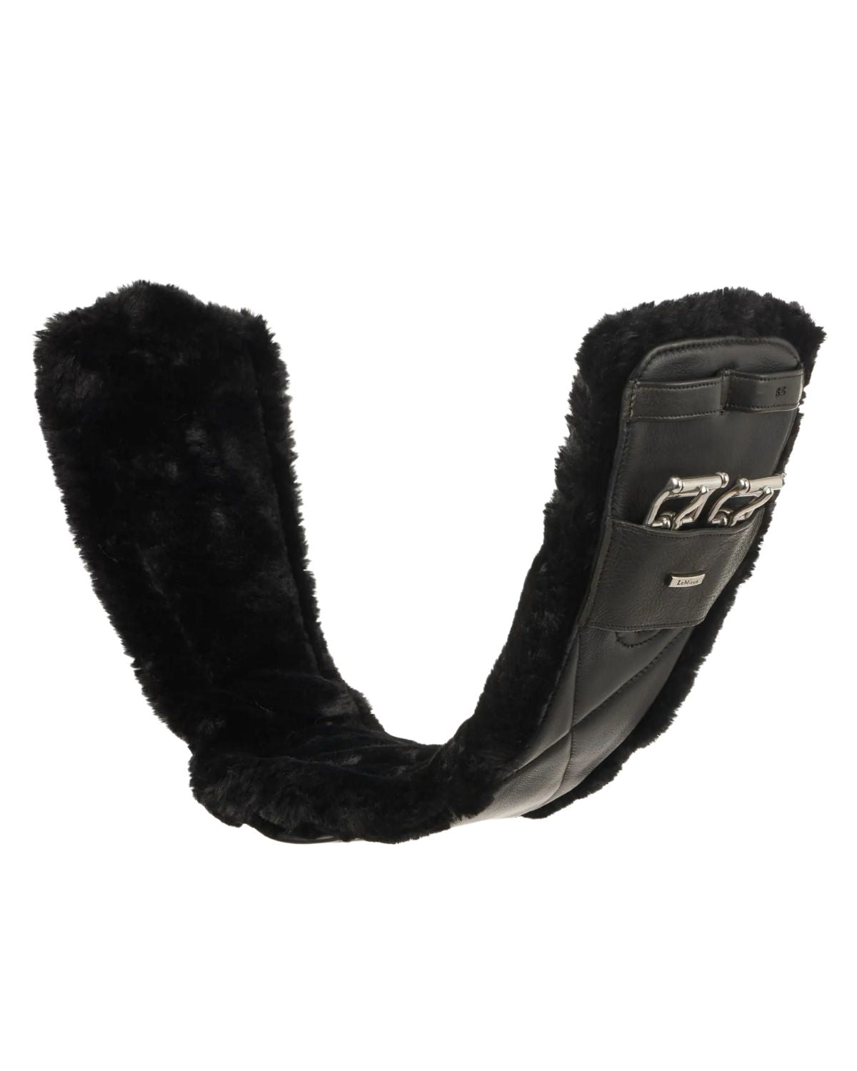 LeMieux Arika Simuwool Contoured Dressage Girth Black