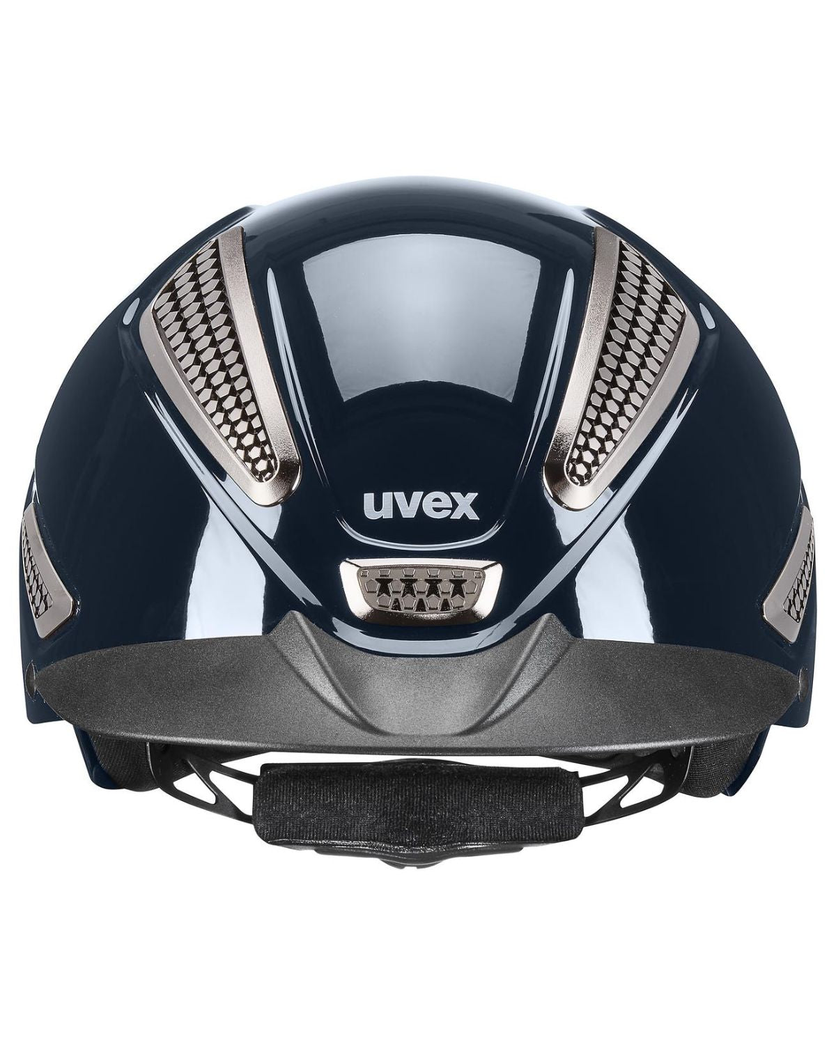 Uvex Perfexxion III Shiny Navy Riding Helmet - High Performance Equestrian Safety Gear, Equiflair