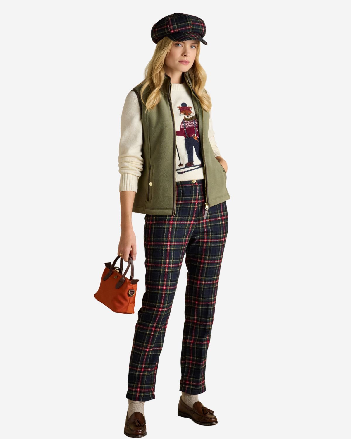 Joules Heritage Light Green Regular Fleece Gilet