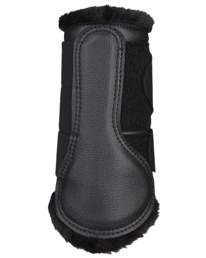 LeMieux Fleece Lined Brushing Boots - Black - Horse Leg Protection, Equestrian Equipment
