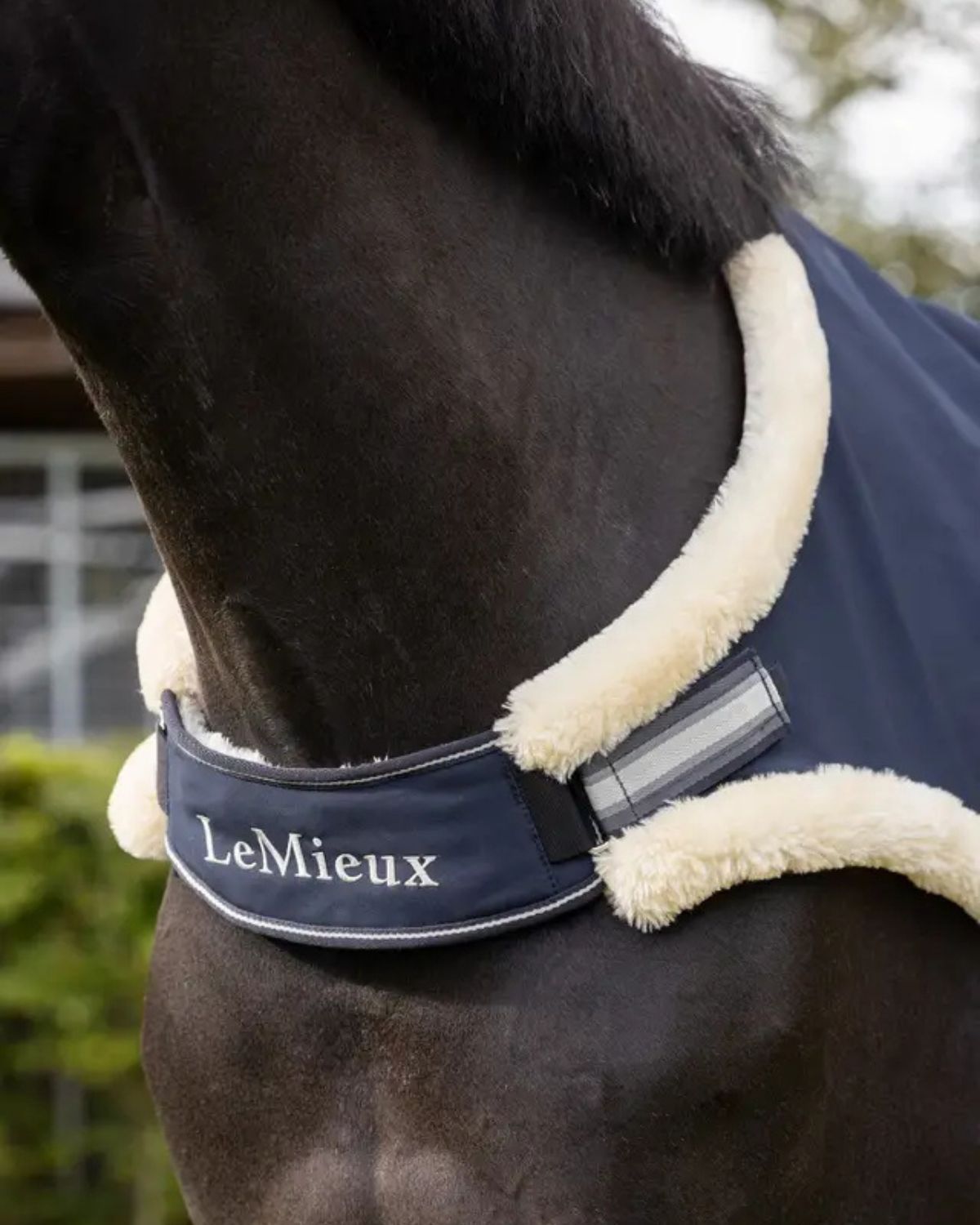 LeMieux Walker Rug Navy: Horse Rug, Water Resistant, Fleece Lined Comfort