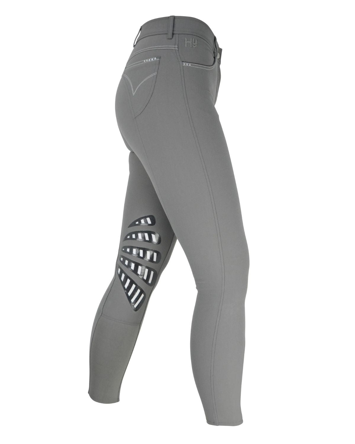 Hy Equestrian Selby Cool Ladies Breeches Grey