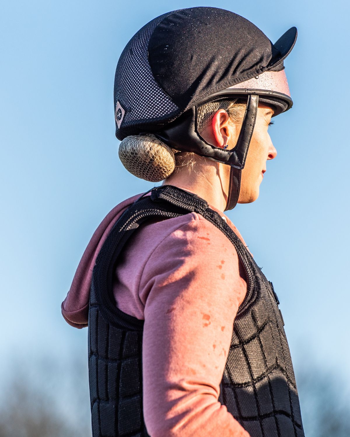 Charles Owen Pro II Plus Rose Gold Riding Helmet - Equestrian Safety Gear, Jockey Skull Cap