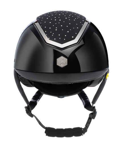 CHARLES OWEN KYLO EQX Riding Helmet - Black Gloss with MIPS Technology | Equiflair