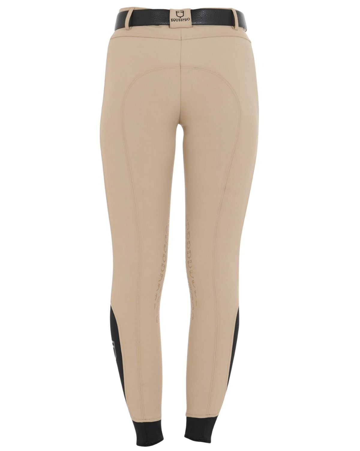 Equestro Women's Slim Fit Grip Breeches With Logo Incense