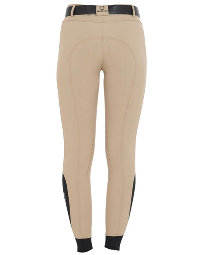 Equestro Women's Slim Fit Grip Breeches With Logo Incense