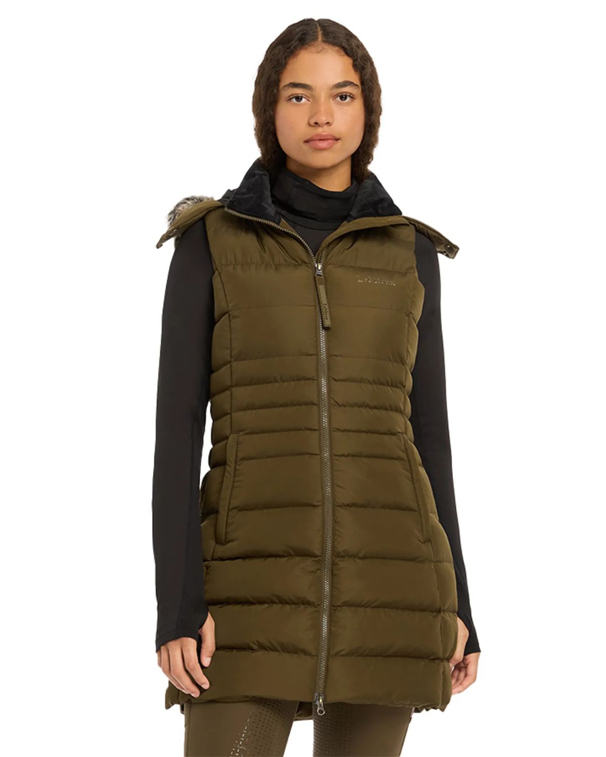 LeMieux Harper Longline Puffer Gilet - Women's Winter Vest - Equiflair