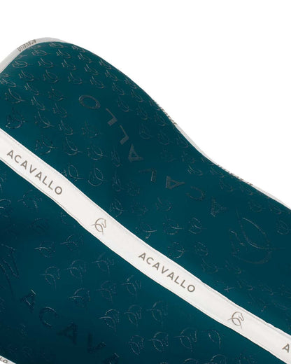 Acavallo Pad Mf Hps Cw-Cs  Bamboo Silicone Grip Flat Petrol/White