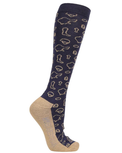 Hy Equestrian Elevate Country Socks (Pack of 2) Navy/Fossil