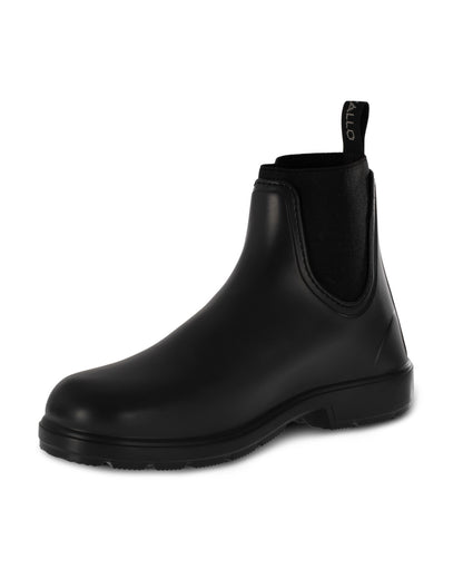 Acavallo Piuma Rubber Jodhpur Boots Black