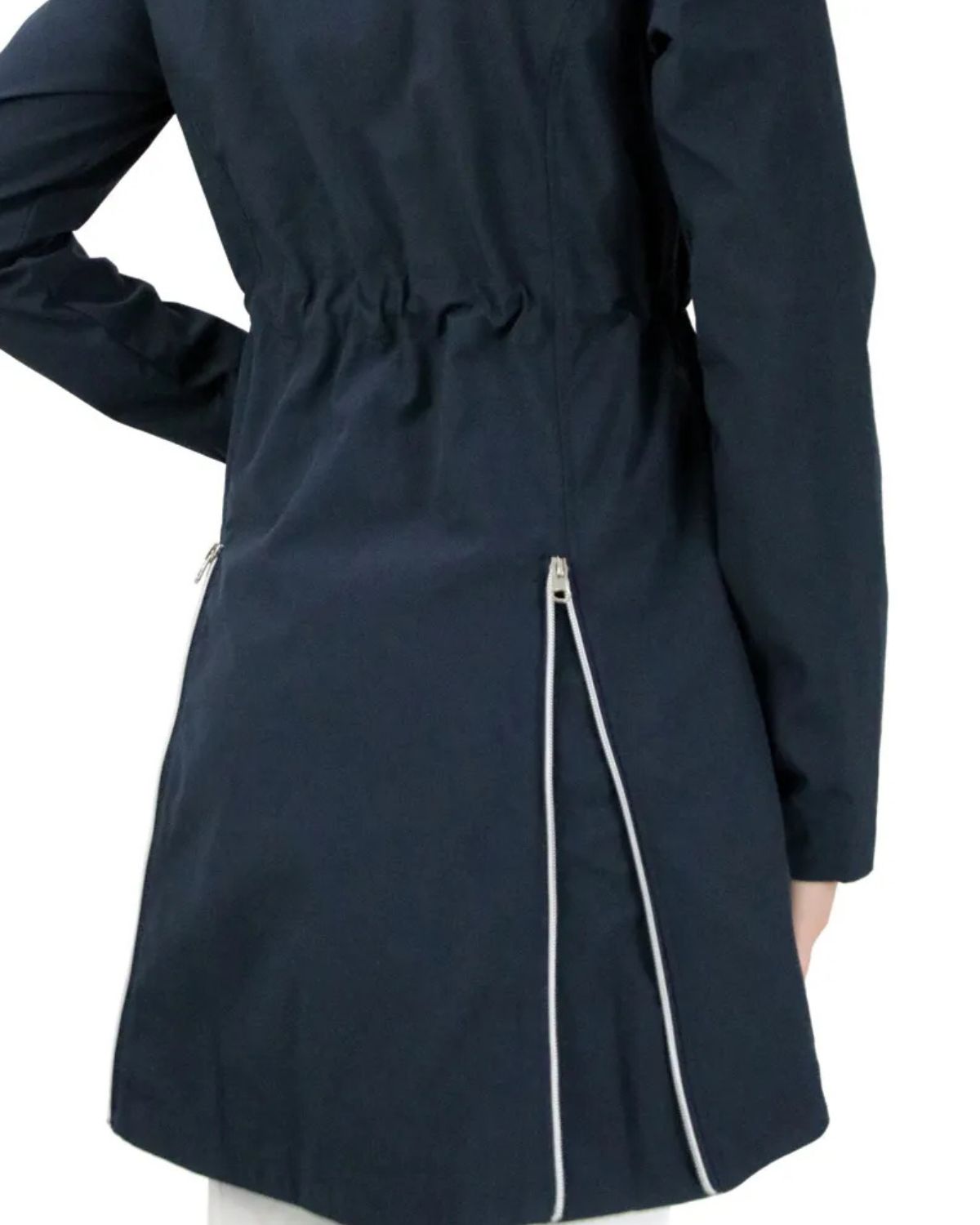 Hy Equestrian Synergy Long Rain Jacket Navy