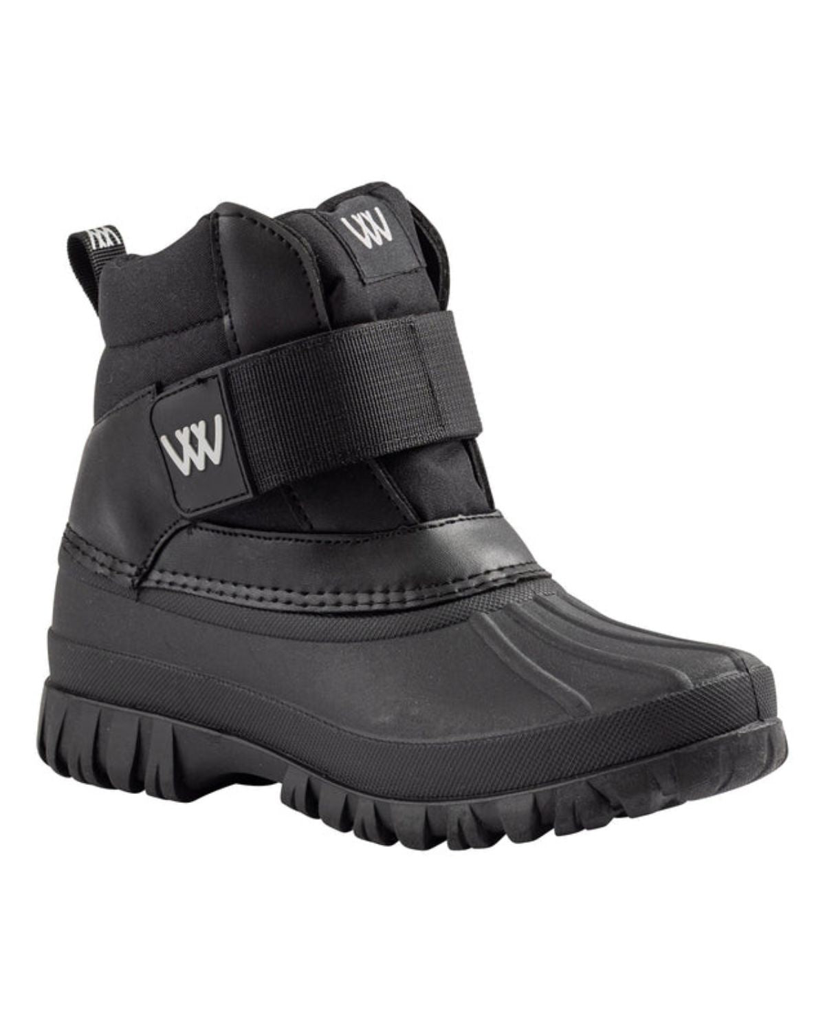 Woof Wear Short Yard Boot Black - New Style: Tough & Warm Equestrian Boot for All Weather Yard Work