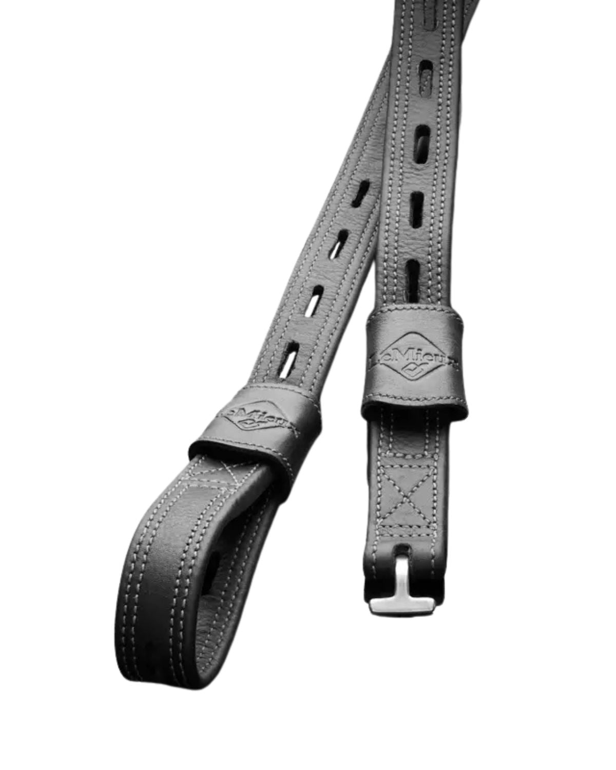 LeMieux Vector Close Contact Stirrup Leather Black