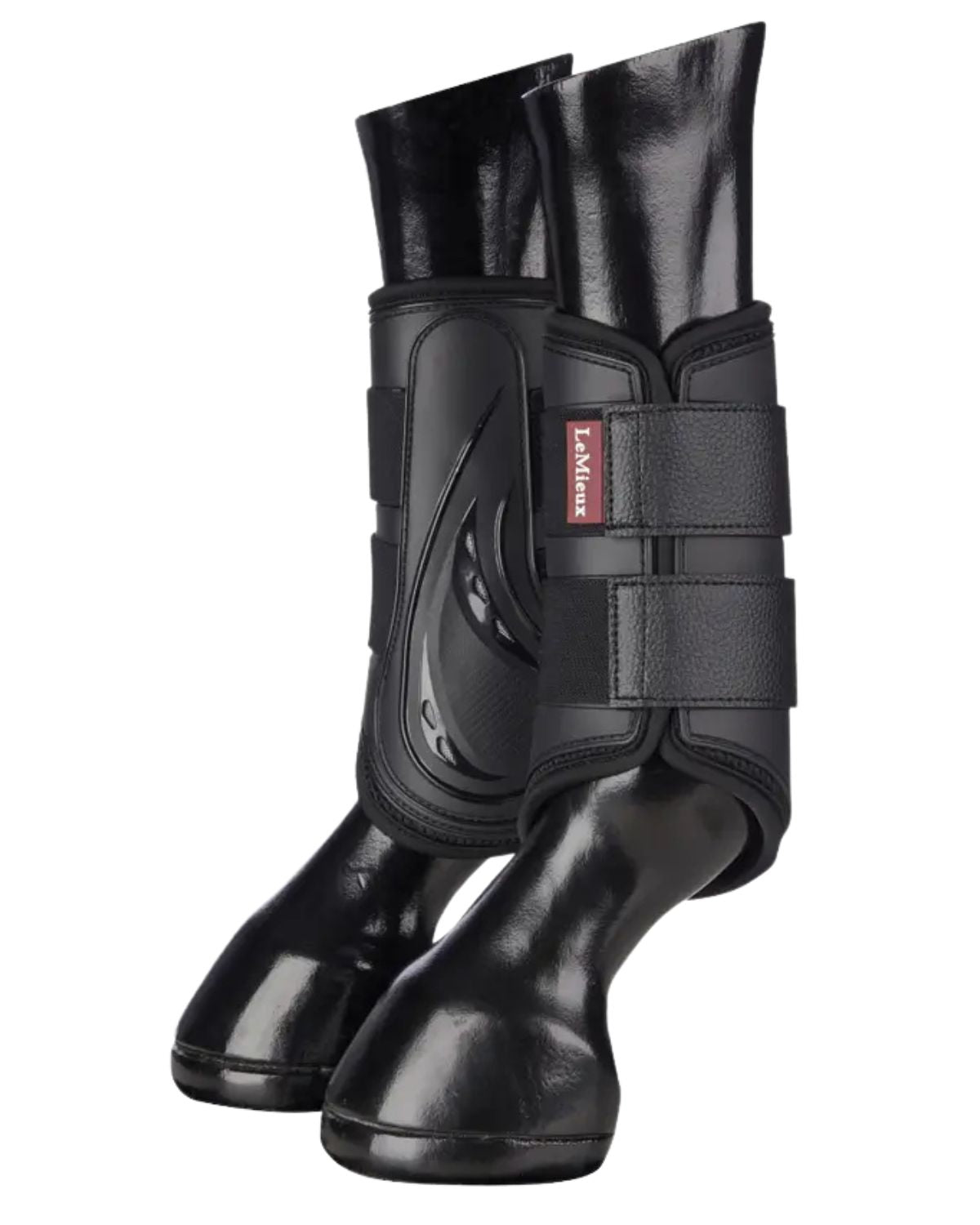 LeMieux ProShell Brushing Boots Black - Horse Leg Protection | Equiflair