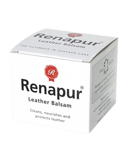 Renapur Leather Balsam Box: Leather Care, Conditioner, Cleaner, and Protection. Gift Idea for Leather Lovers.
