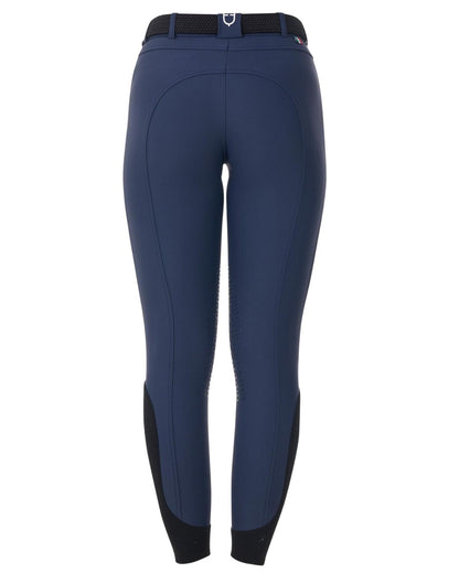 Equestro Women's Knee Grip Breeches Equestro X Fise Navy Blazer