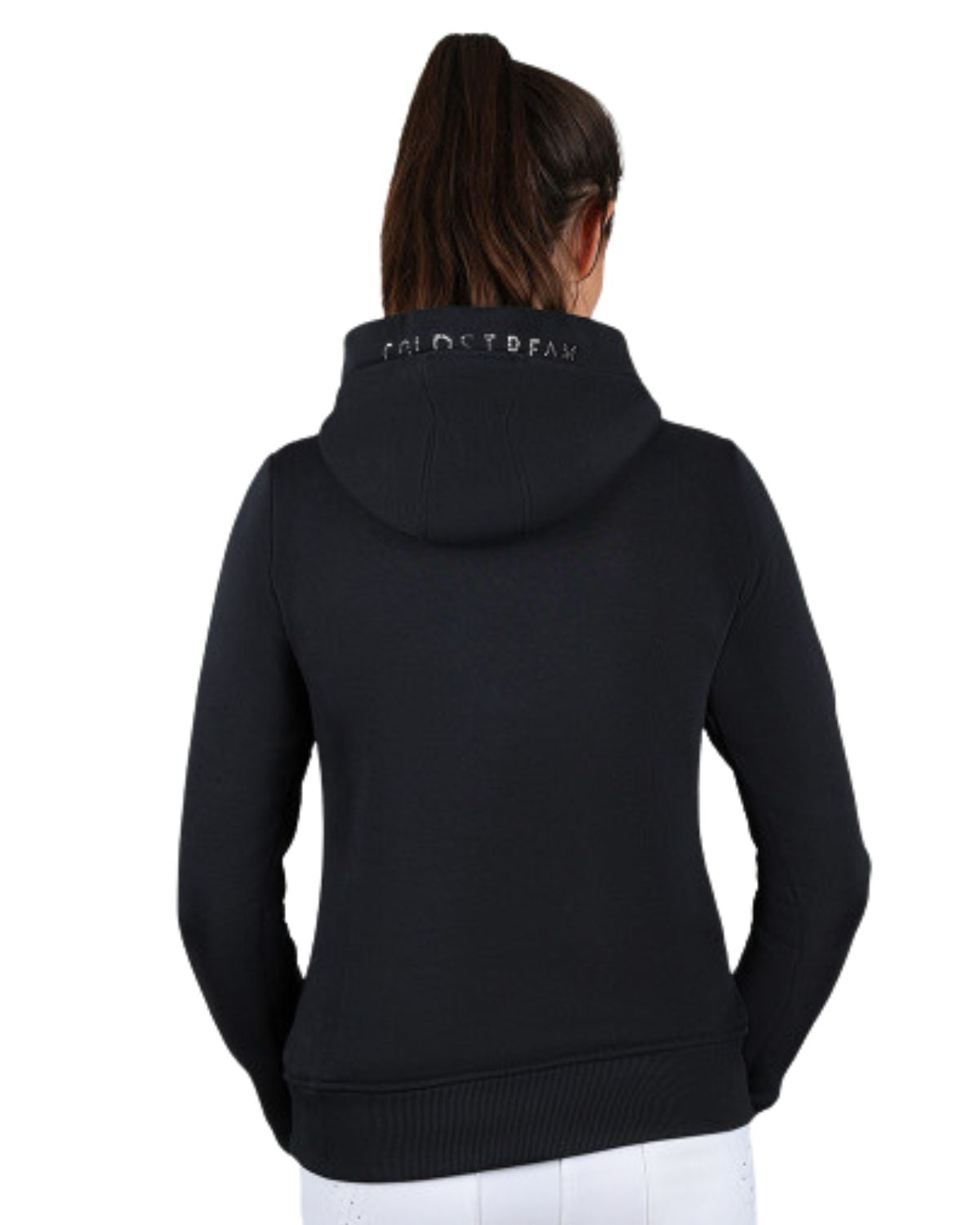 Coldstream Swanlaws Diamante Hoodie Navy Women's Equiflair - Back View