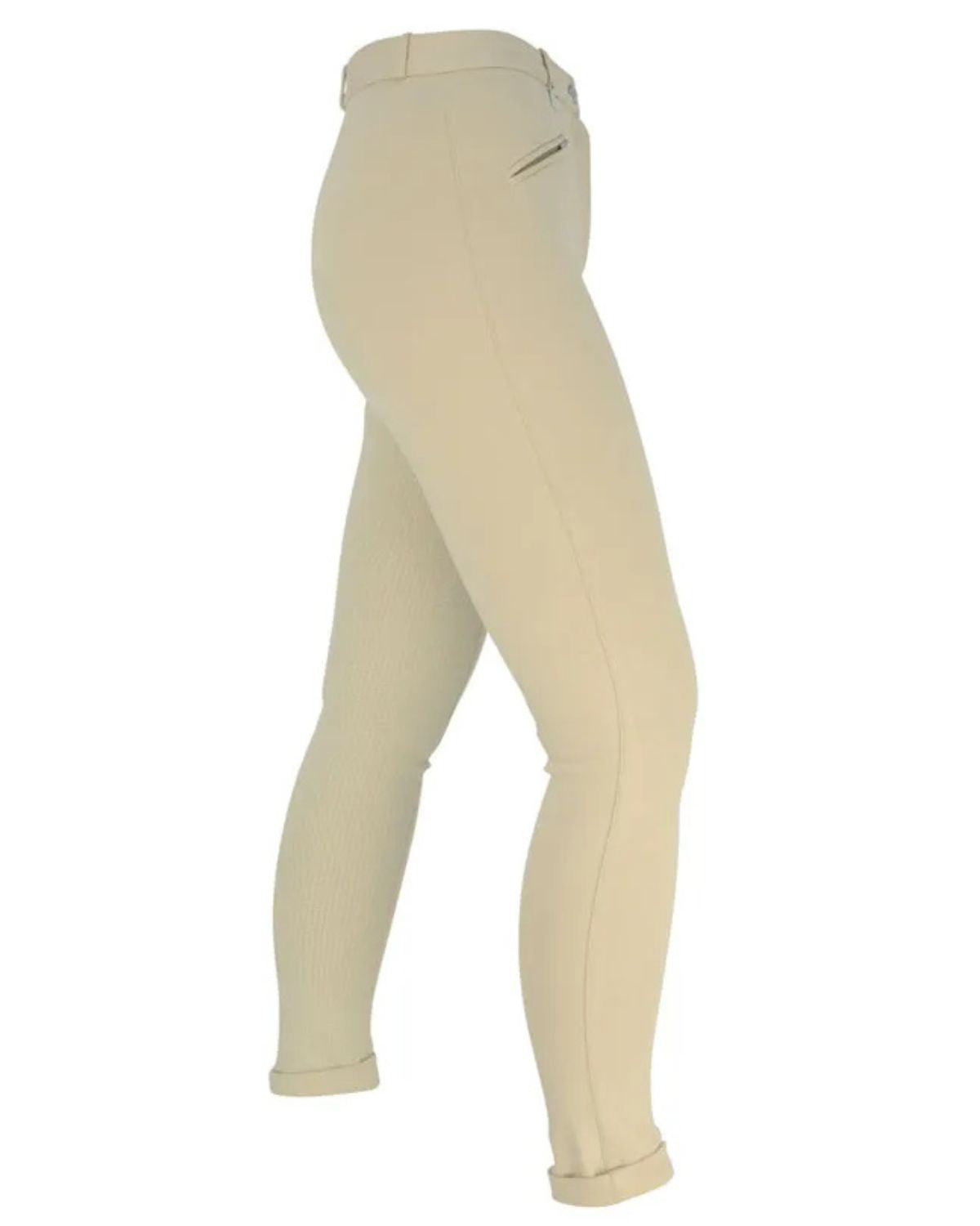 Hy Equestrian Raised Polka Dot Ladies Jodhpurs Beige