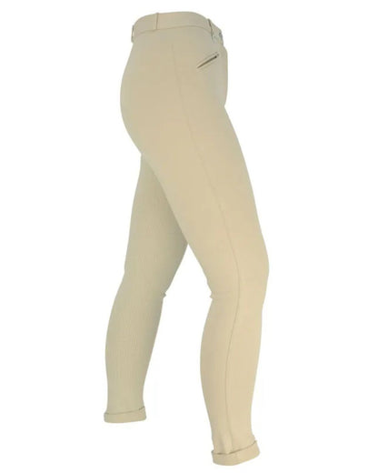 Hy Equestrian Raised Polka Dot Ladies Jodhpurs Beige