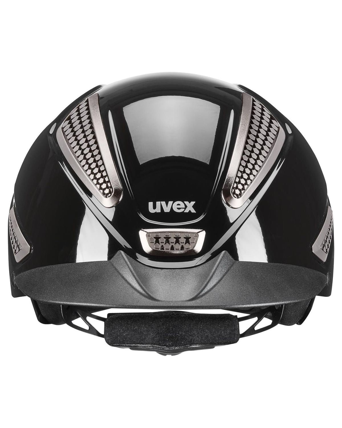 UVEX PERFEXXION III Shiny Riding Helmet - Black | Equiflair - Equestrian Safety Headwear