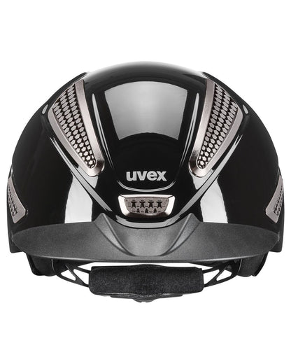 UVEX PERFEXXION III Shiny Riding Helmet - Black | Equiflair - Equestrian Safety Headwear