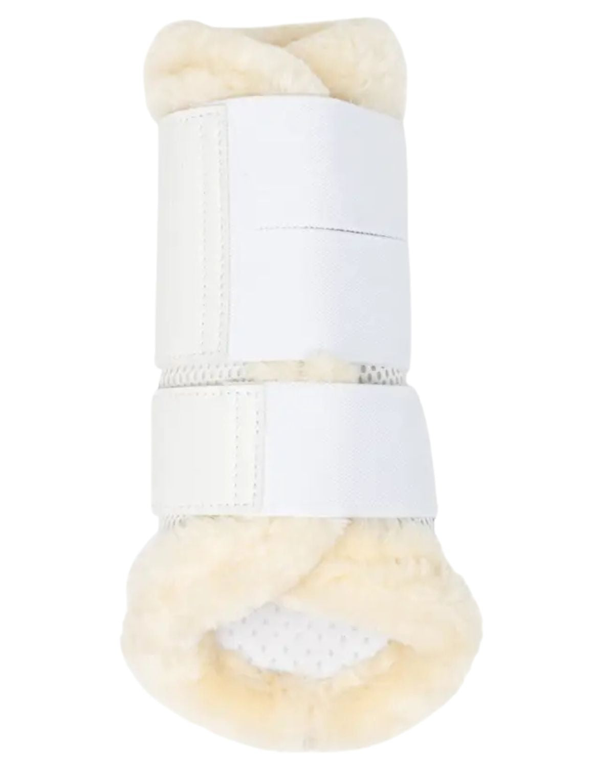 LeMieux Fleece Edged Mesh Brushing Boots White