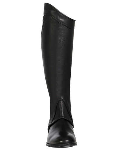 Equestro Unisex Gaiters Elastic Band With Logos Black