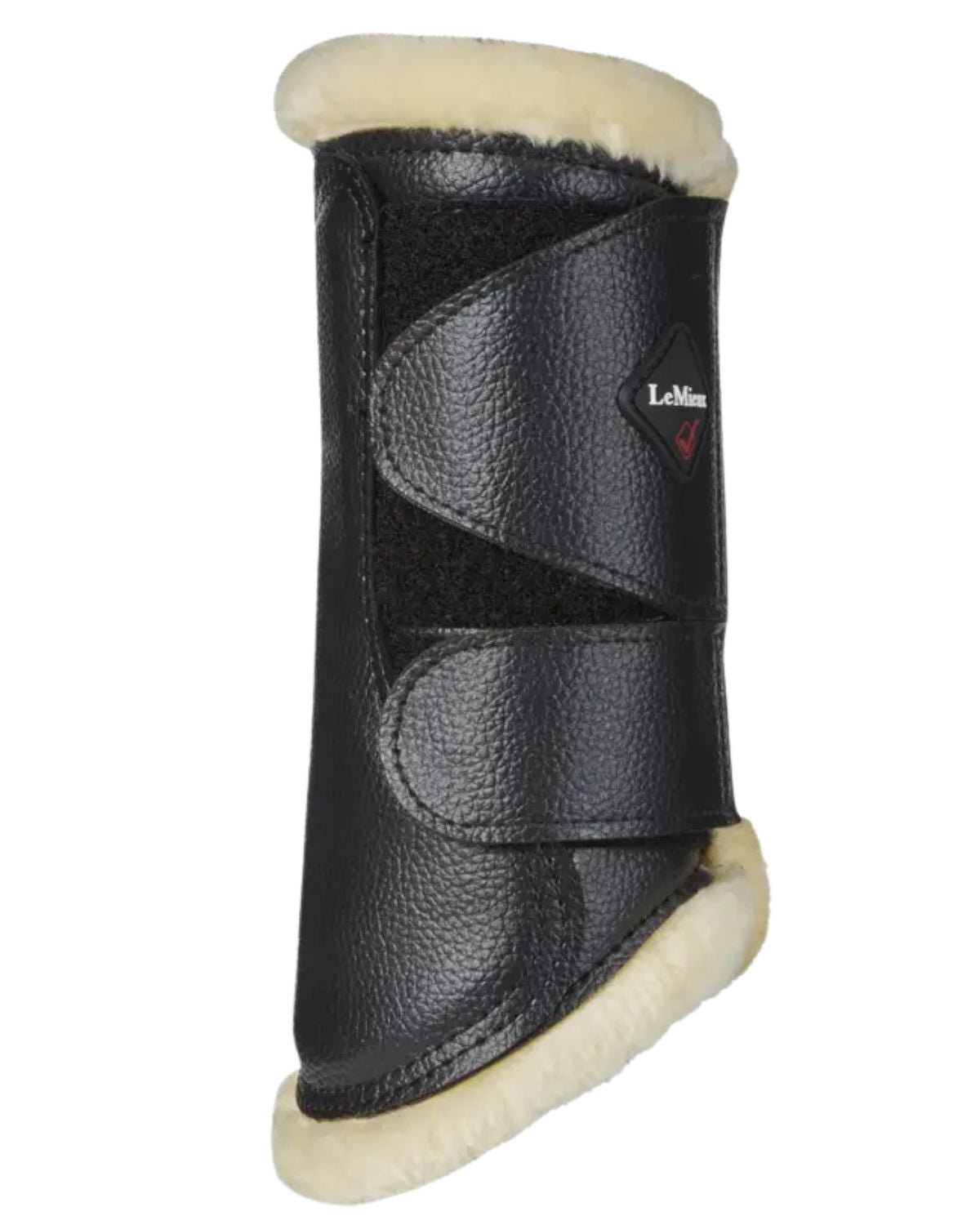 LeMieux Fleece Lined Brushing Boots Black/Natural