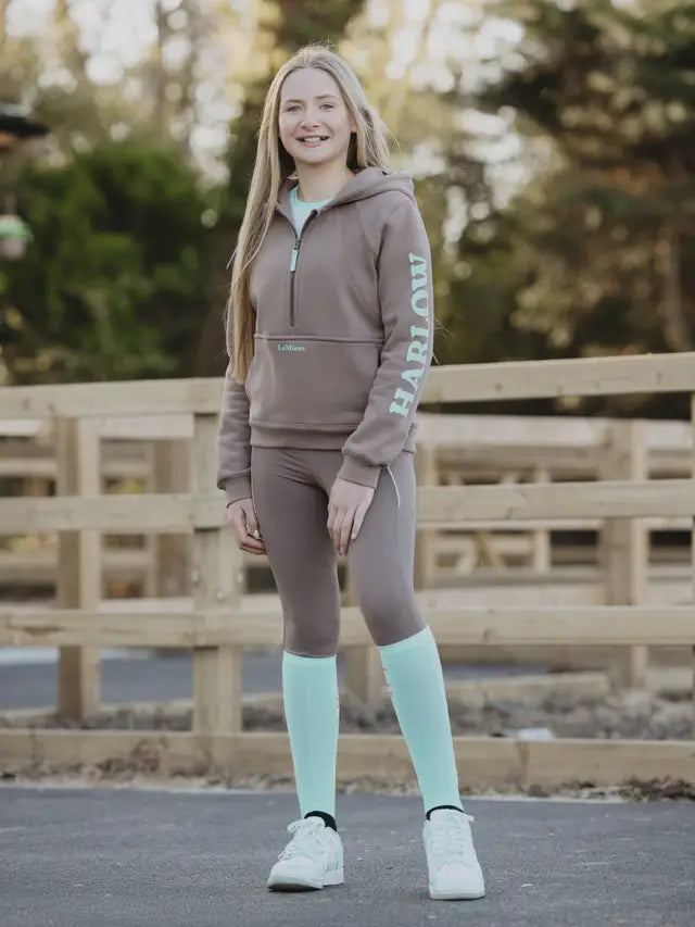 LEMIEUX HARLOW Young Rider ORLA Pull On Leggings - Walnut | Equiflair | Riding Leggings