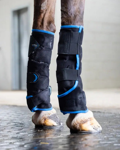 Lemieux Freeze Flow Ice Boot Front Black - Horse Leg Cooling Boots | Equiflair