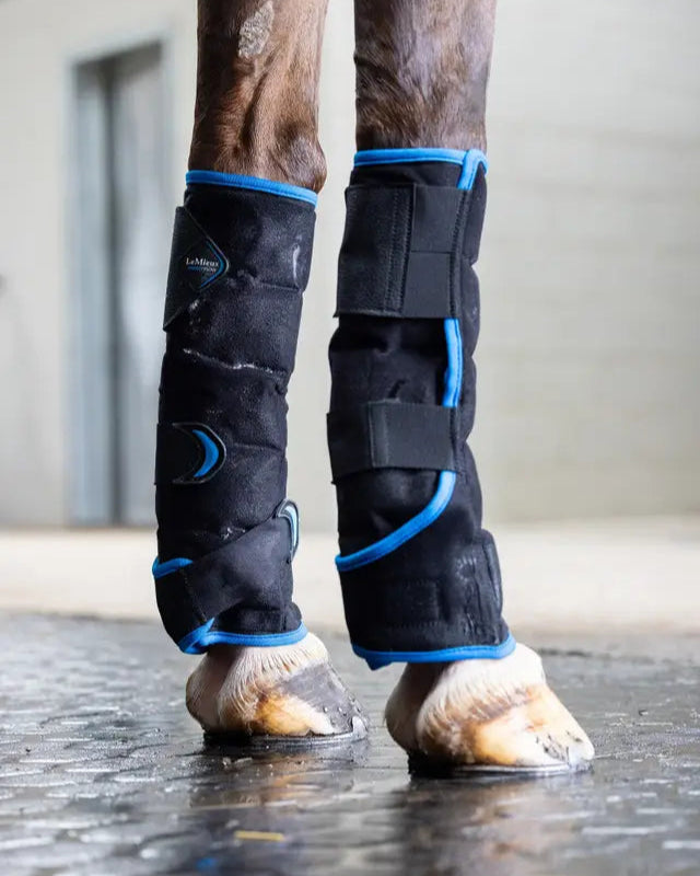 LeMieux Freeze Flow Ice Boot Front Black