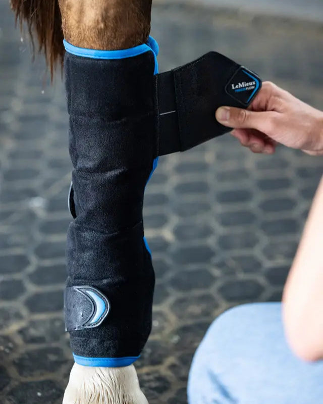 LeMieux Freeze Flow Ice Boot Hind Black