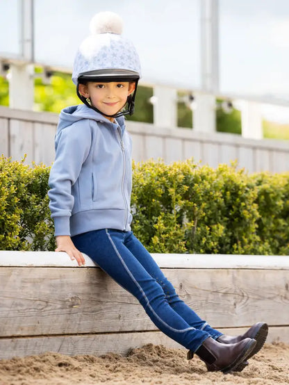 LeMieux Mini Lily Denim Riding Hoodie: Children's Equestrian Apparel. Buy Now!