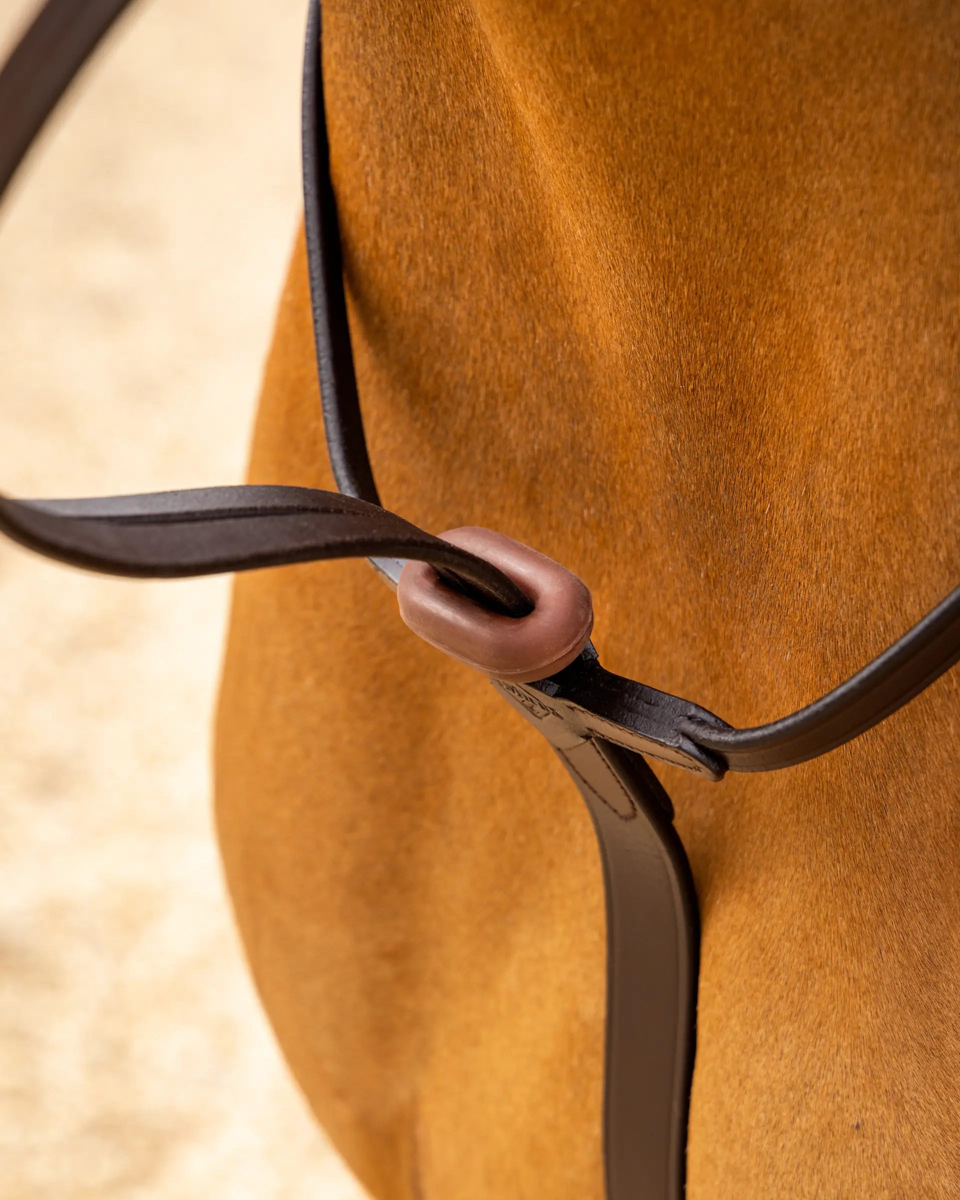 LeMieux Rubber Martingale Stoppers Brown