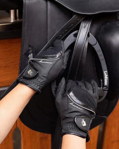 LeMieux Competition Gloves Black