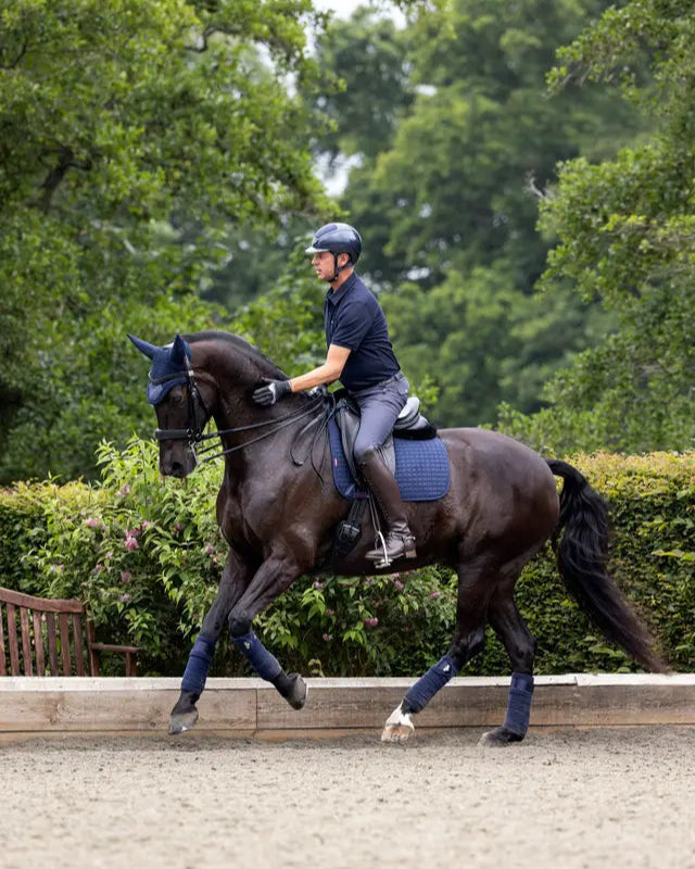LeMieux Suede Dressage Square Navy