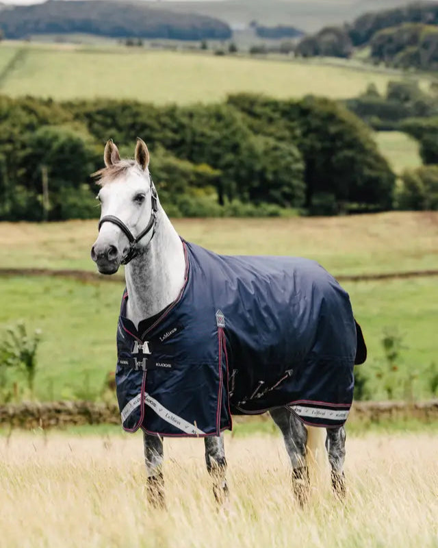LeMieux Kudos Turnout Rug 50g Navy - Horse Rug with Detachable Neck Cover