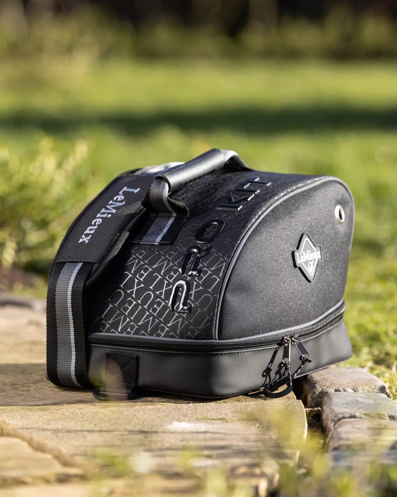 LeMieux Elite Pro Hat Box Black | Riding Hat Bag | Equestrian Storage